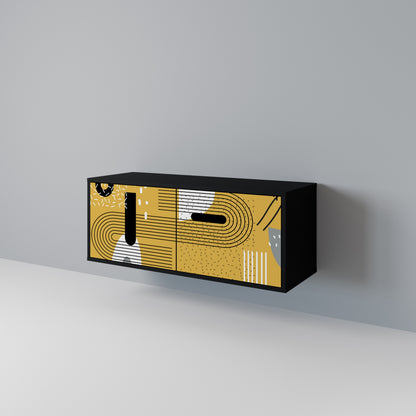 SHAPESHIFT SYMPHONY Mueble de TV Compacto de 2 puertas