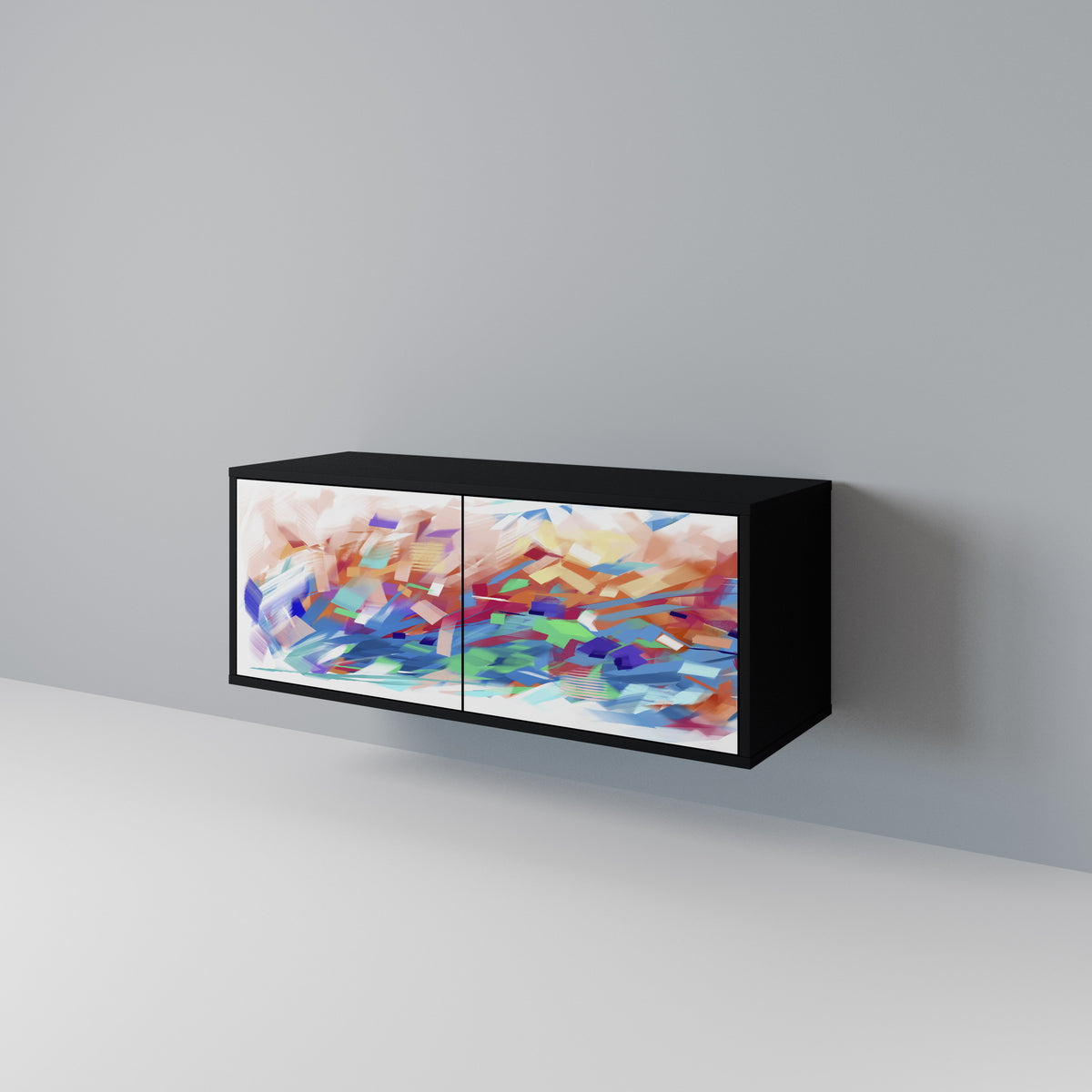 FINESSE MASH-UP Mueble de TV Compacto de 2 puertas