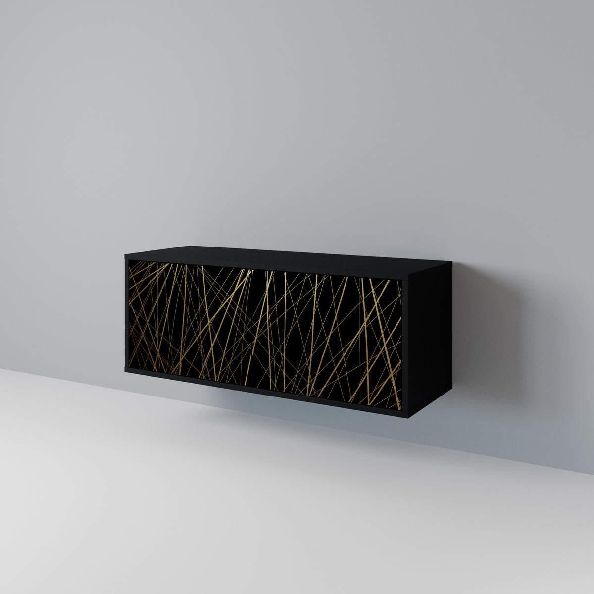 BRIGHT MESH Mueble de TV Compacto de 2 puertas