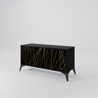 BRIGHT MESH Mueble de TV Compacto de 2 puertas