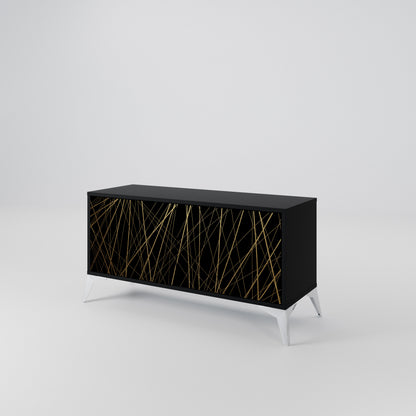 BRIGHT MESH Mueble de TV Compacto de 2 puertas