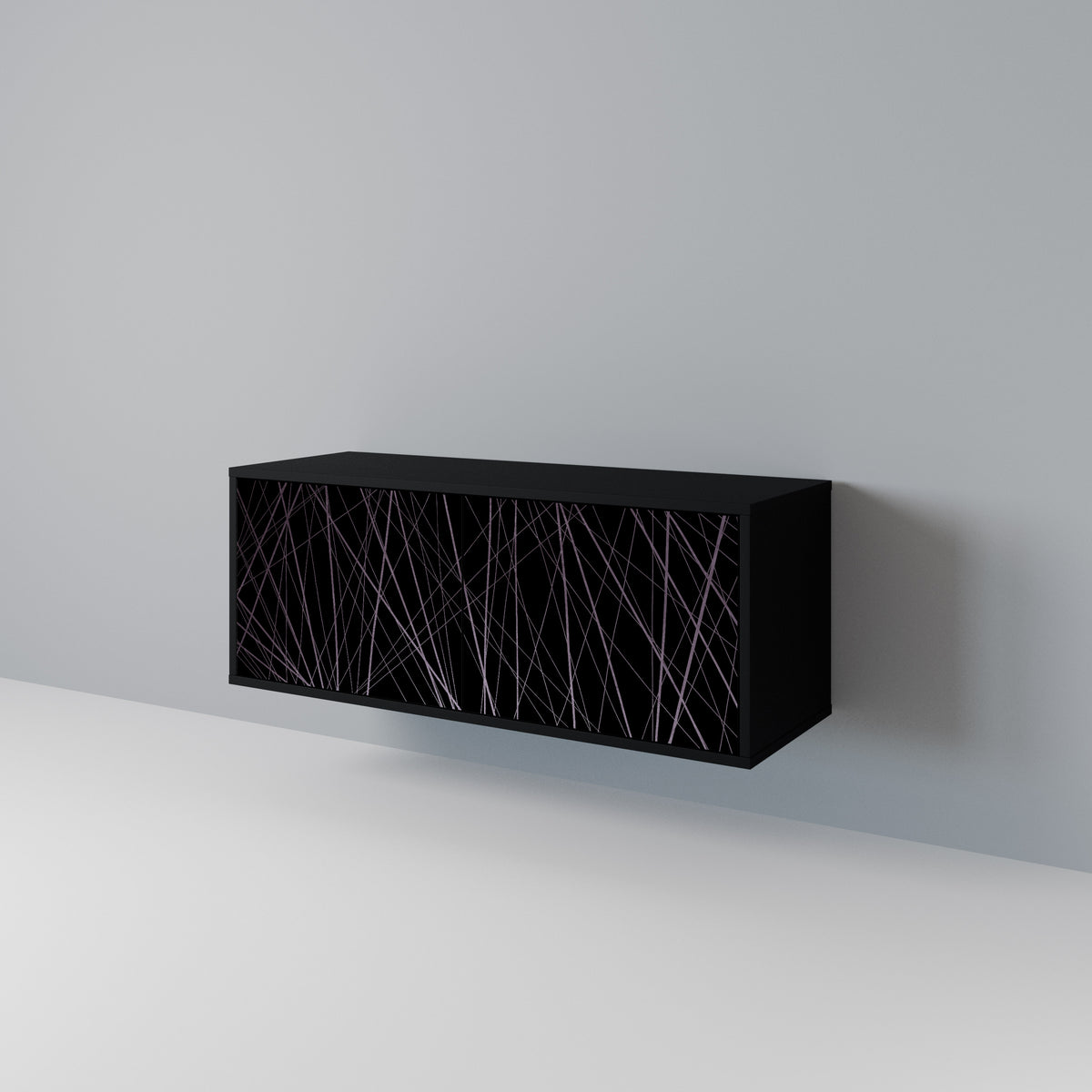 SHIMMER SPIDERGRAM Mueble de TV Compacto de 2 puertas