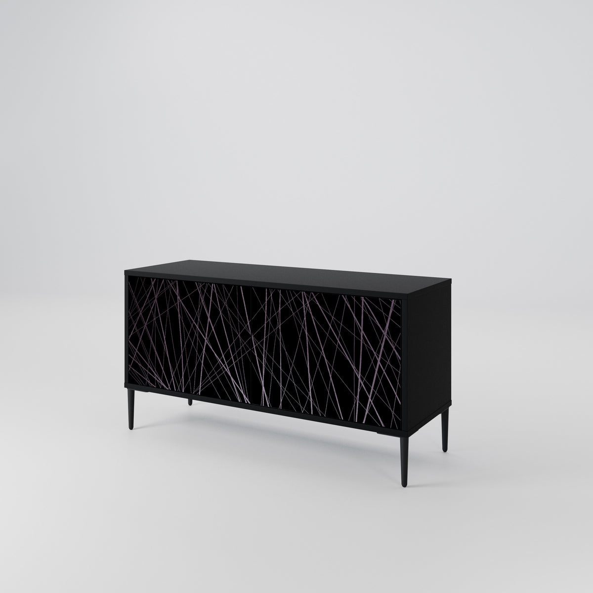 SHIMMER SPIDERGRAM Mueble de TV Compacto de 2 puertas