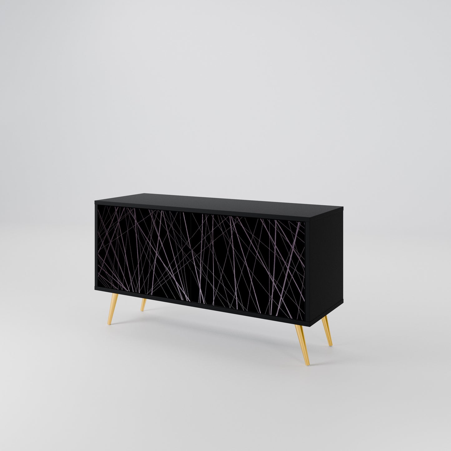 SHIMMER SPIDERGRAM Mueble de TV Compacto de 2 puertas