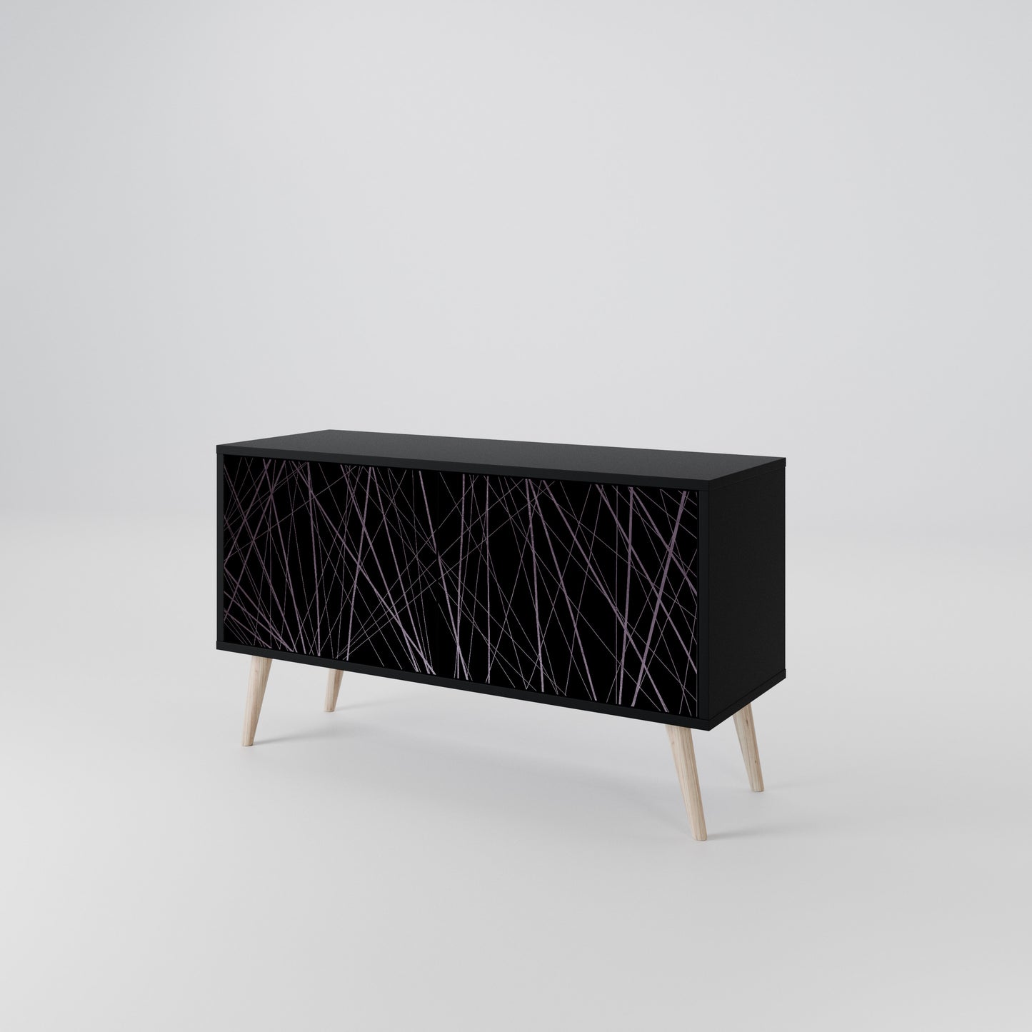 SHIMMER SPIDERGRAM Mueble de TV Compacto de 2 puertas