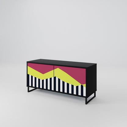 PIANO FANTASY Mueble de TV Compacto de 2 puertas