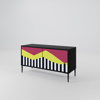 PIANO FANTASY Mueble de TV Compacto de 2 puertas