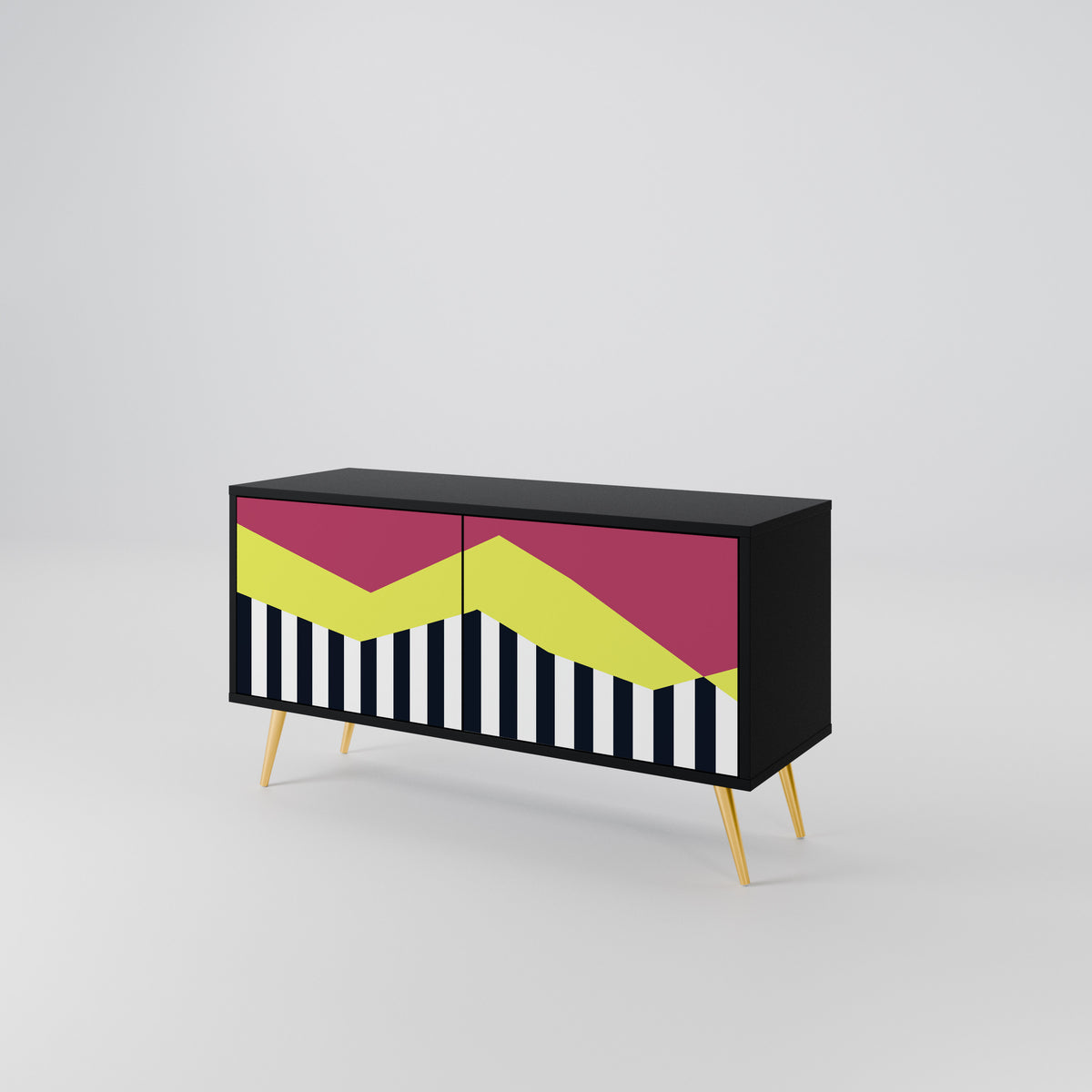 PIANO FANTASY Compact 2-Door TV Cabinet