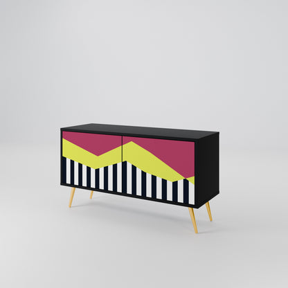 PIANO FANTASY Mueble de TV Compacto de 2 puertas