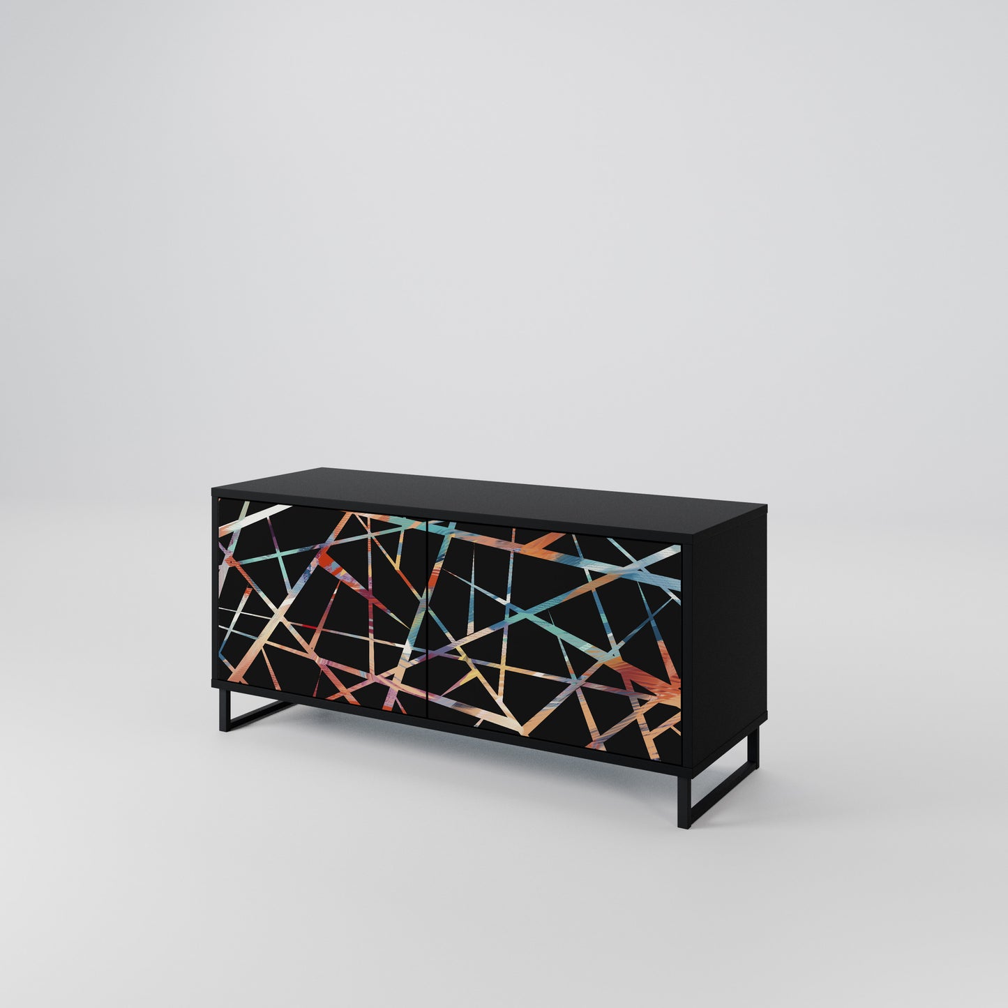 POLYGON VERVE Mueble de TV Compacto de 2 puertas