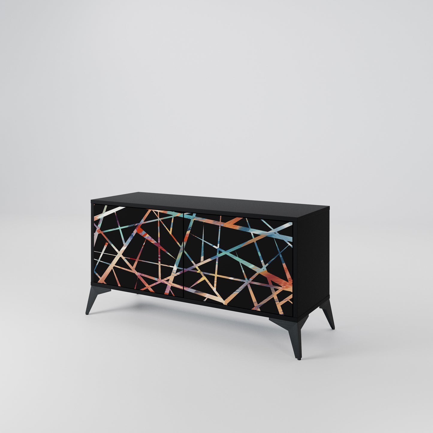 POLYGON VERVE Mueble de TV Compacto de 2 puertas