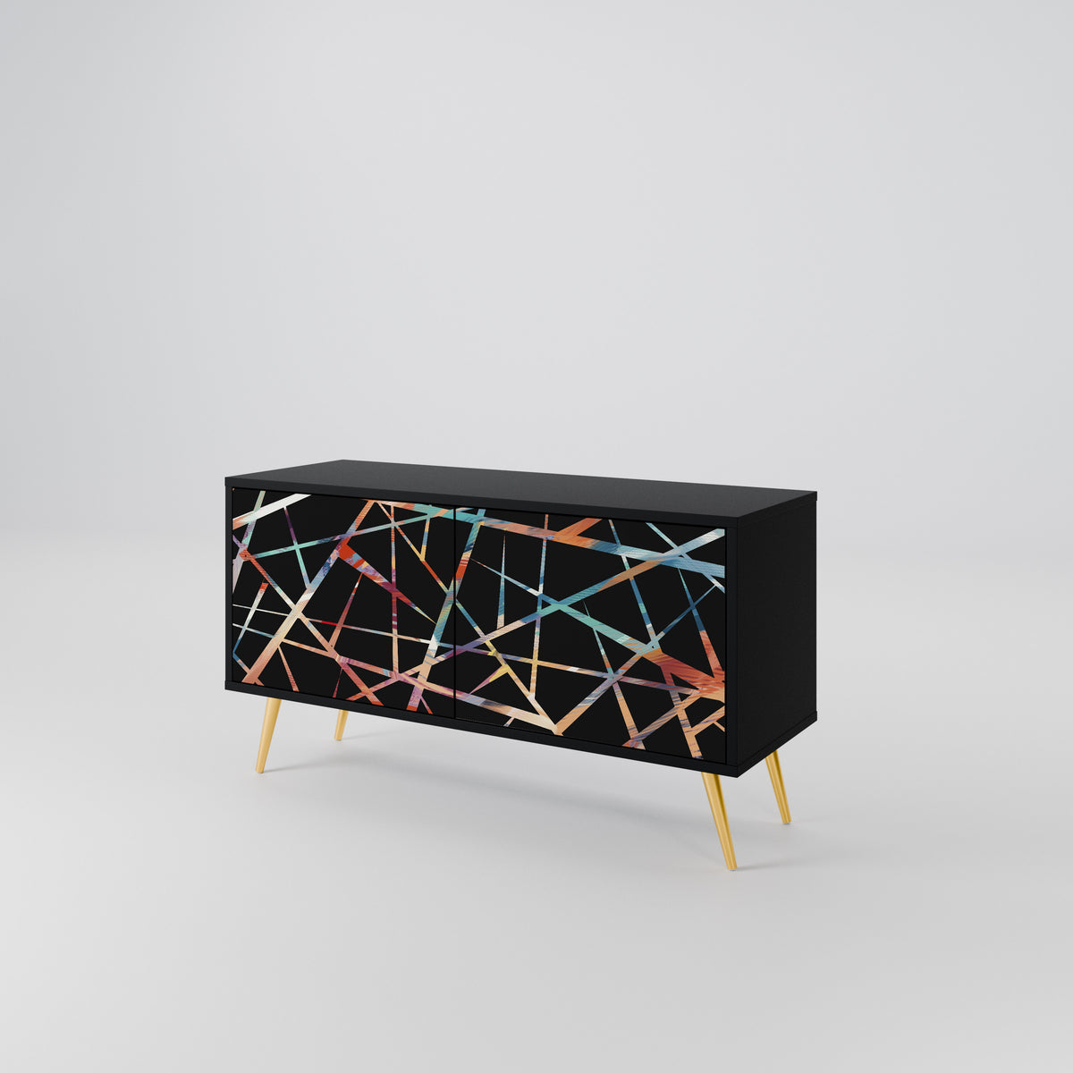 POLYGON VERVE Mueble de TV Compacto de 2 puertas
