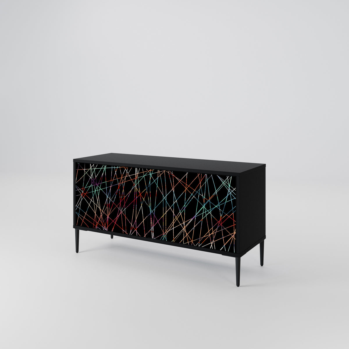 LUMINOUS SNARE Mueble de TV Compacto de 2 puertas