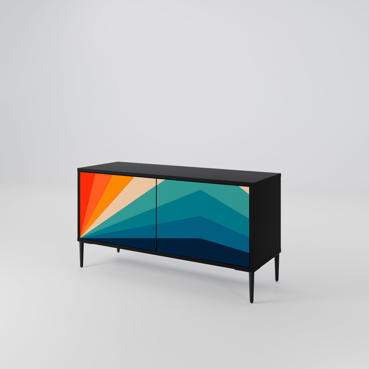 PRISM CONCUSSION Mueble de TV Compacto de 2 puertas