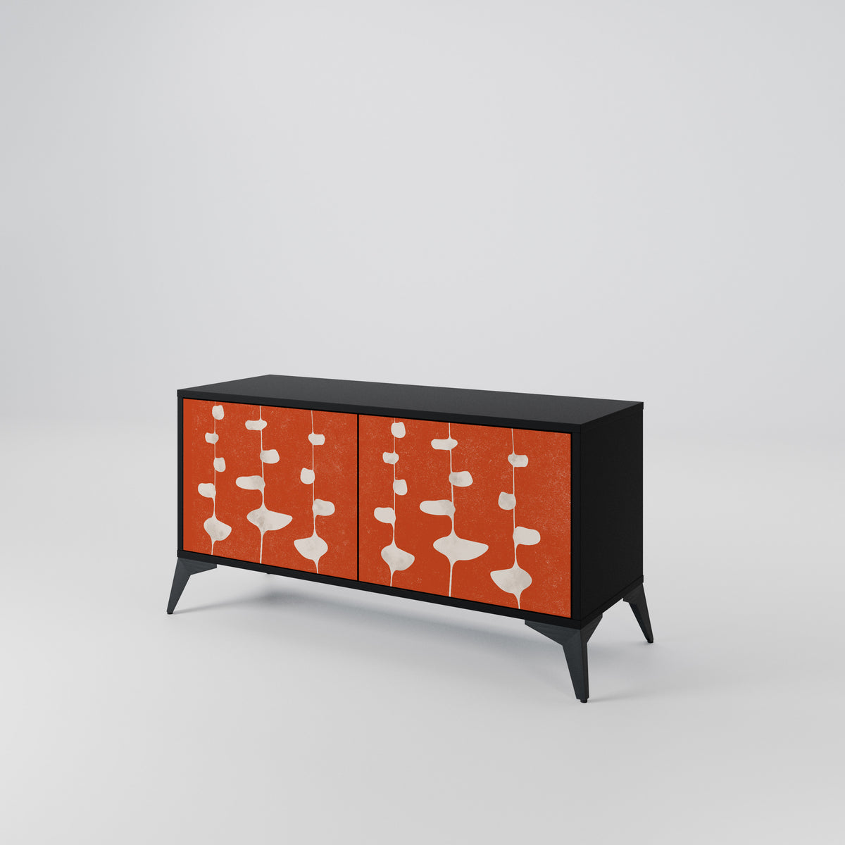 COURAGE MOLD Mueble de TV Compacto de 2 puertas