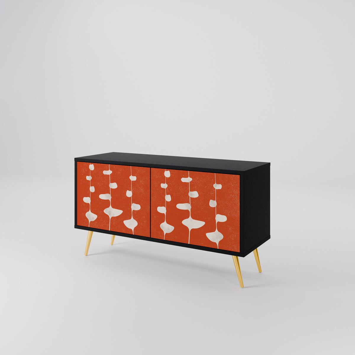 COURAGE MOLD Mueble de TV Compacto de 2 puertas