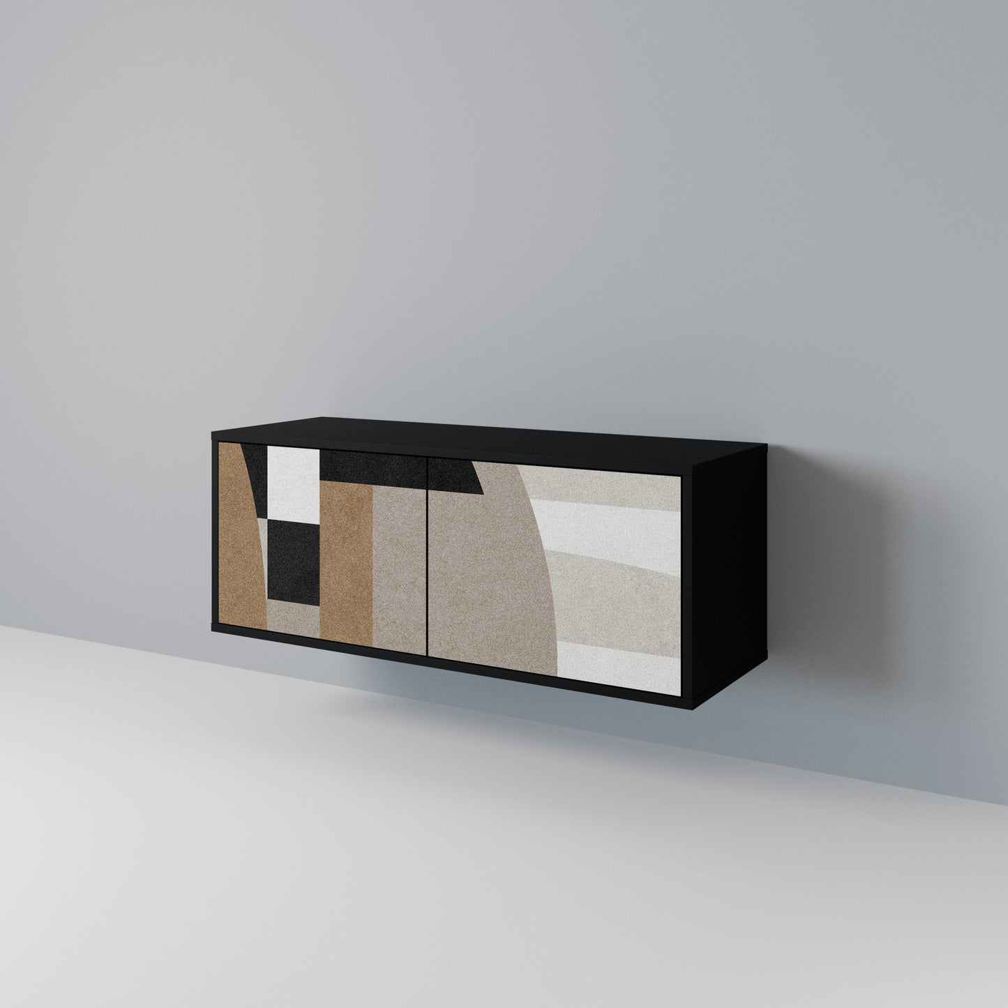 DELICATE MEMENTO Mueble de TV Compacto de 2 puertas