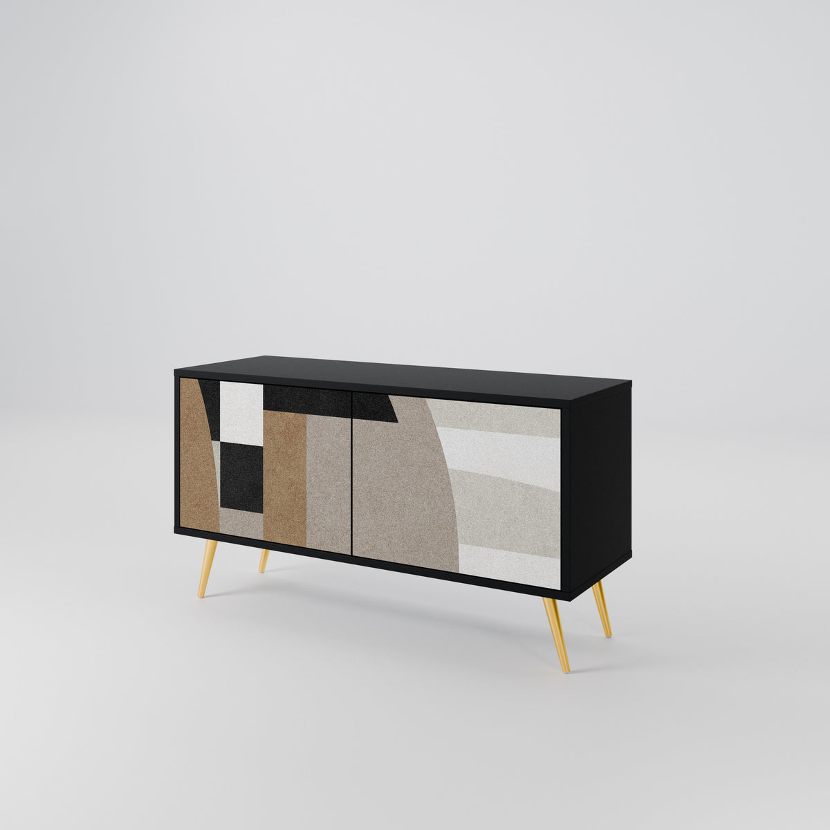 DELICATE MEMENTO Mueble de TV Compacto de 2 puertas