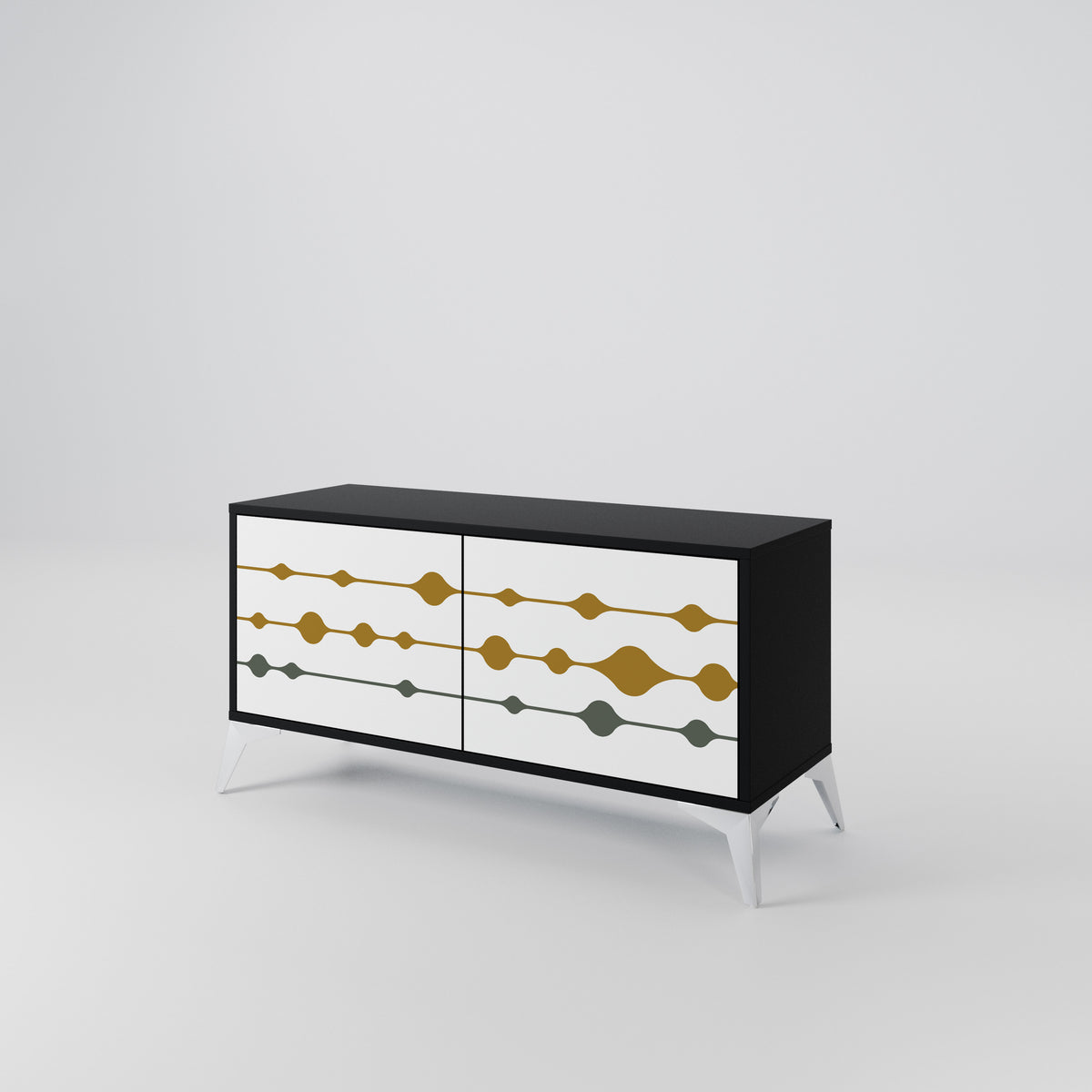 VIVID TONE Compact 2-Door TV Cabinet