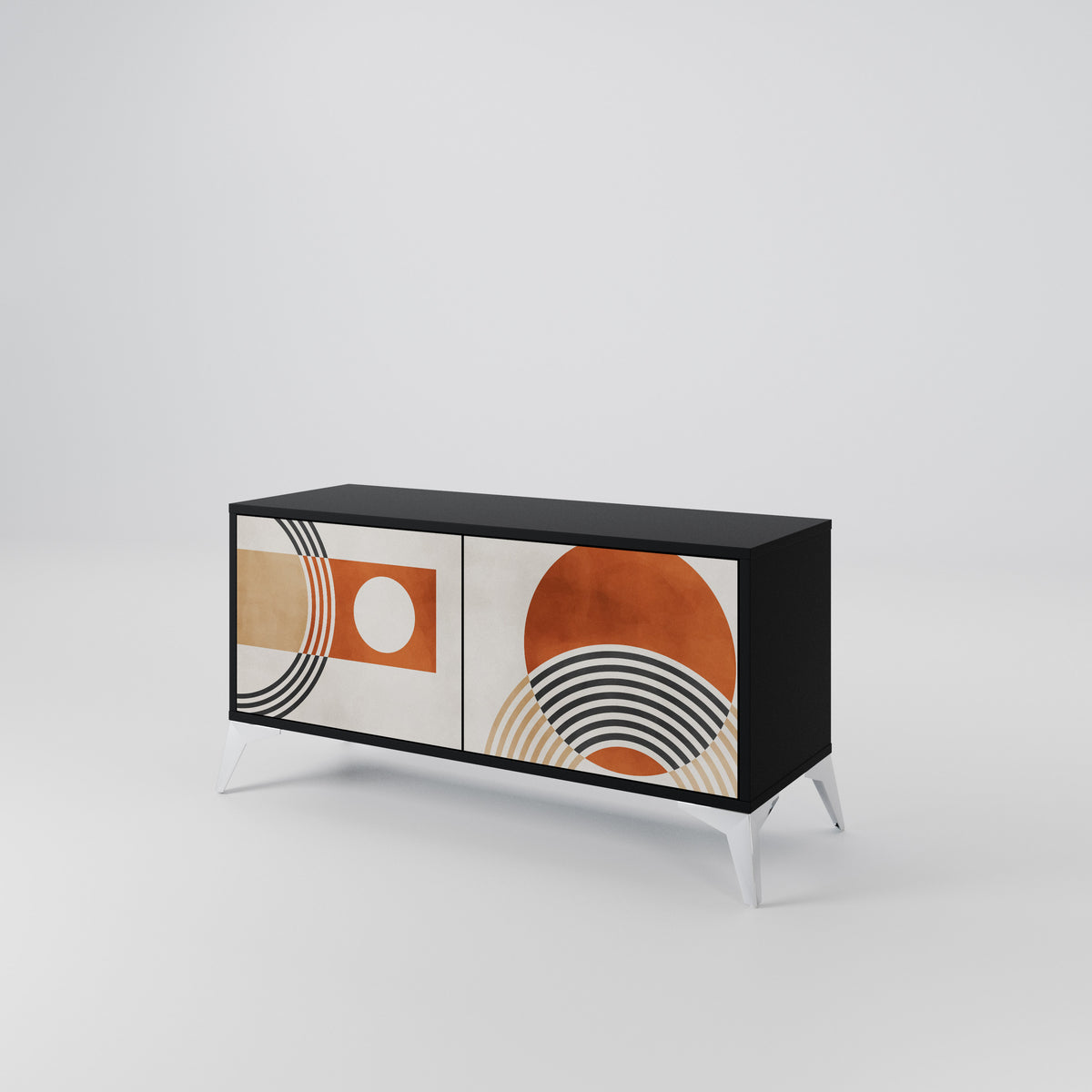SPACE AROUND Compact 2-Door TV Cabinet