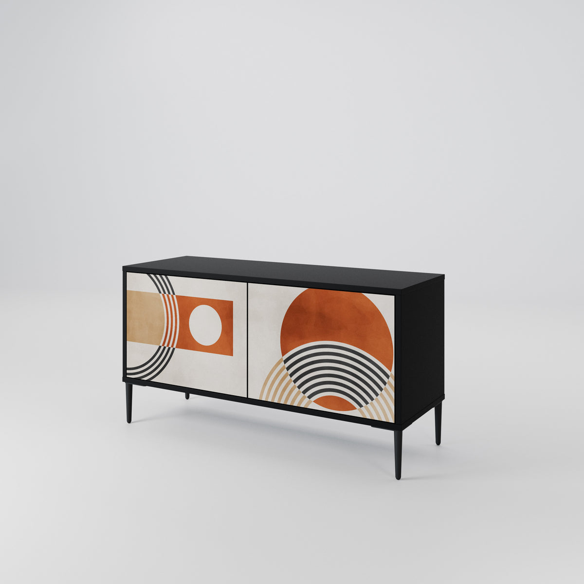SPACE AROUND Mueble de TV Compacto de 2 puertas