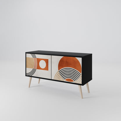 SPACE AROUND Mueble de TV Compacto de 2 puertas