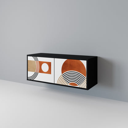 CIRCLE RHYTM Compact 2-Door TV Cabinet
