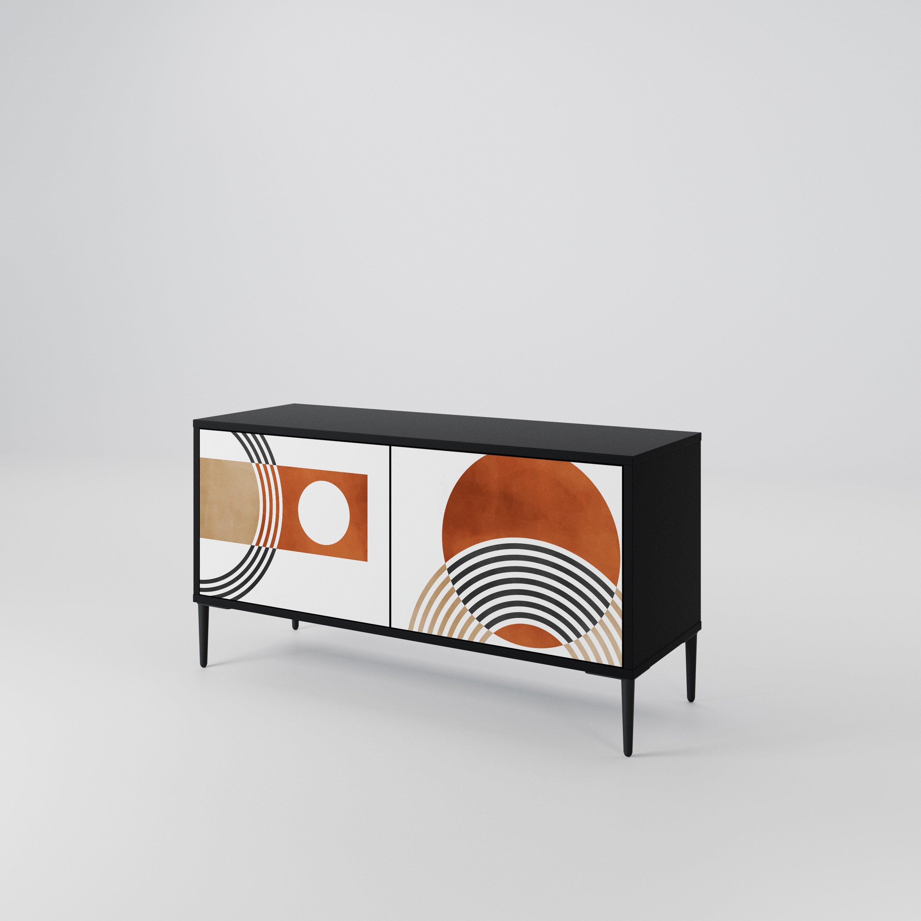 CIRCLE RHYTM Compact 2-Door TV Cabinet