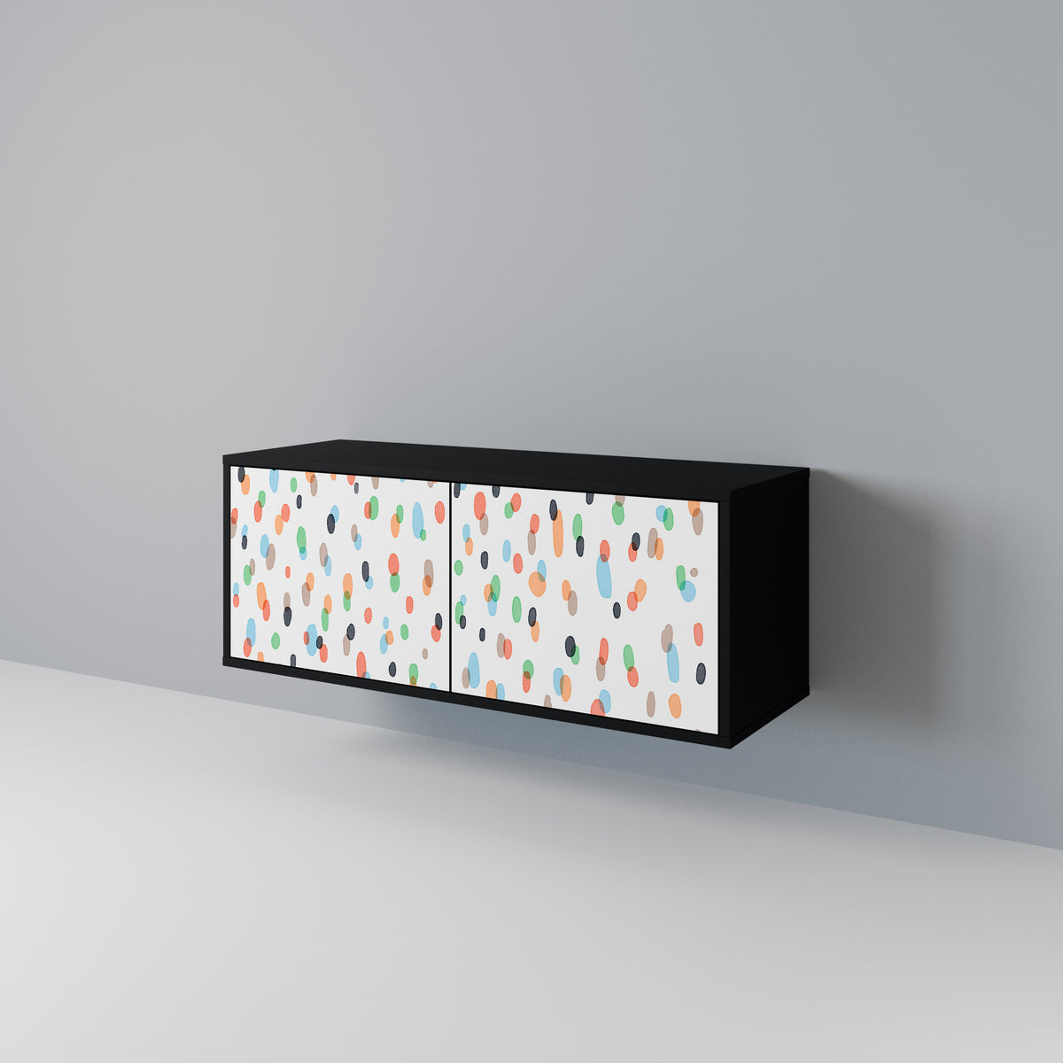ENERGETIC SPOTS Compact 2-Door TV Cabinet