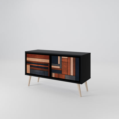 INTREPID FORMATION Mueble de TV Compacto de 2 puertas