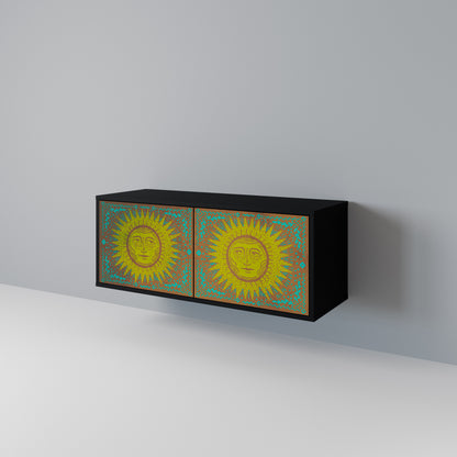 SUNSHINE EULOGY Mueble de TV Compacto de 2 puertas