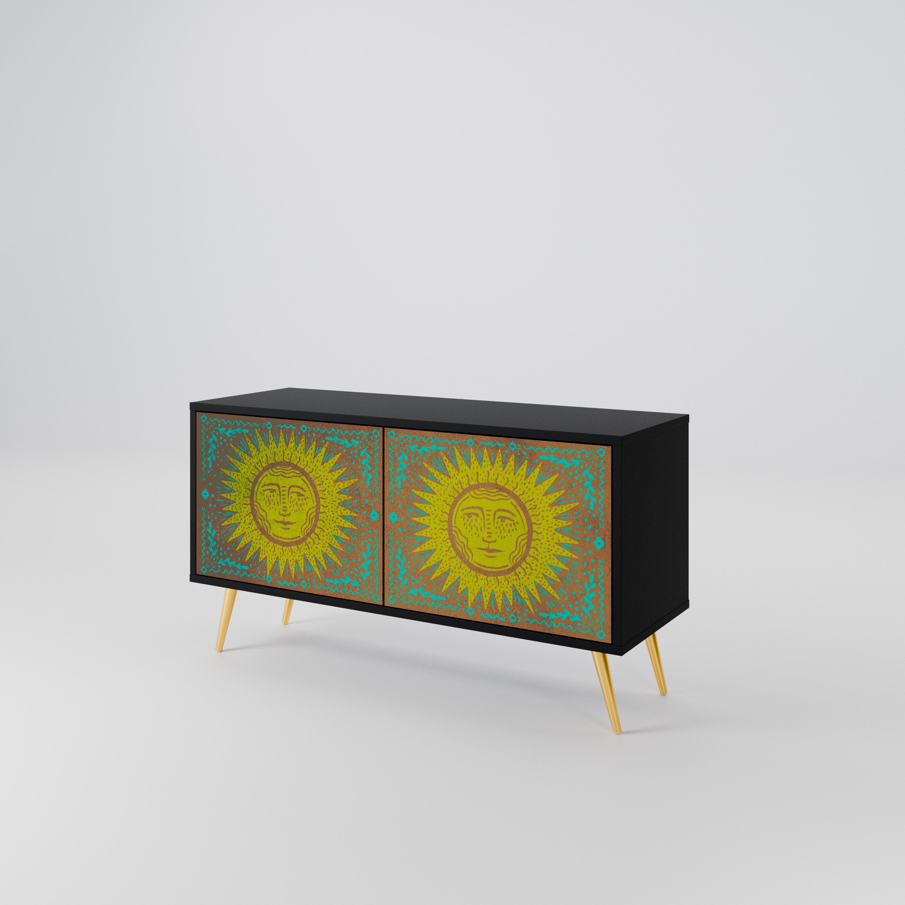 SUNSHINE EULOGY Compact 2-Door TV Cabinet
