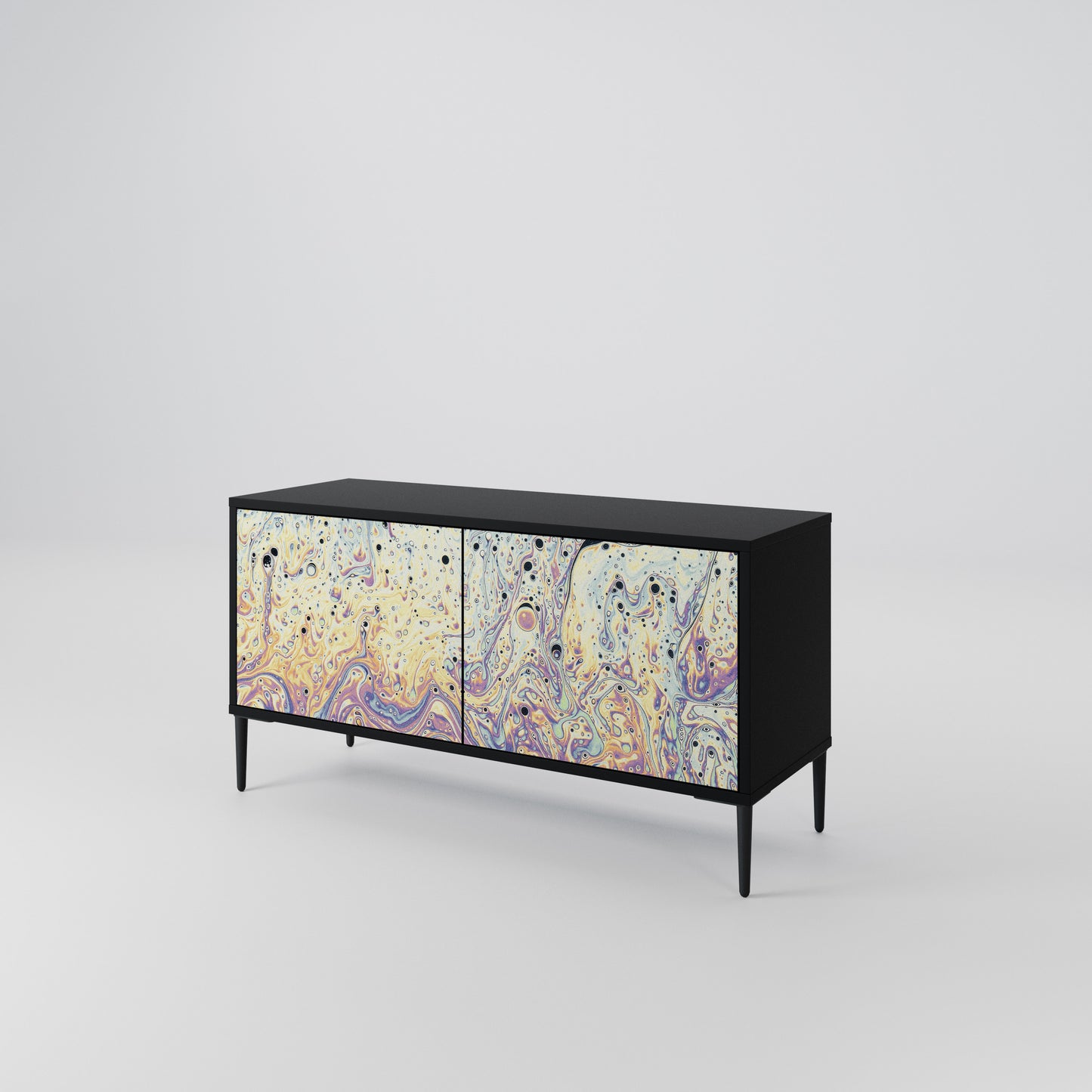MOSAIC OF COLORS Mueble de TV Compacto de 2 puertas