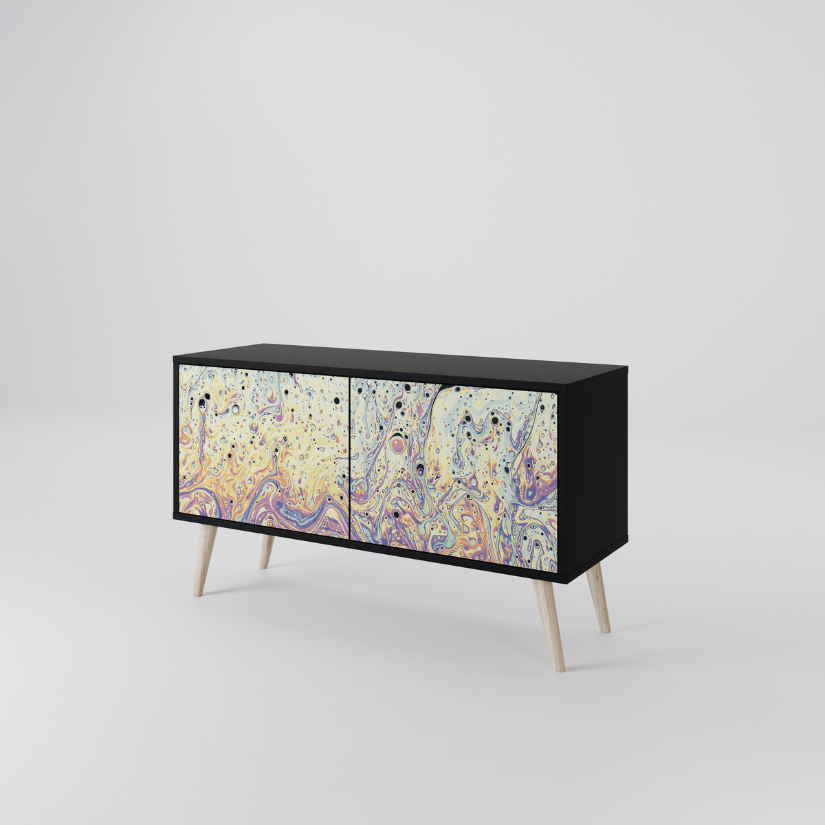 MOSAIC OF COLORS Mueble de TV Compacto de 2 puertas
