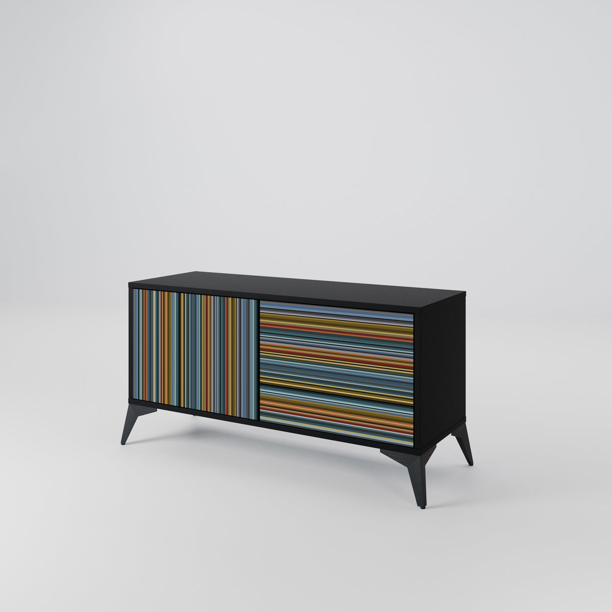 LINEOUT SPECTRUM Mueble de TV Compacto de 2 puertas