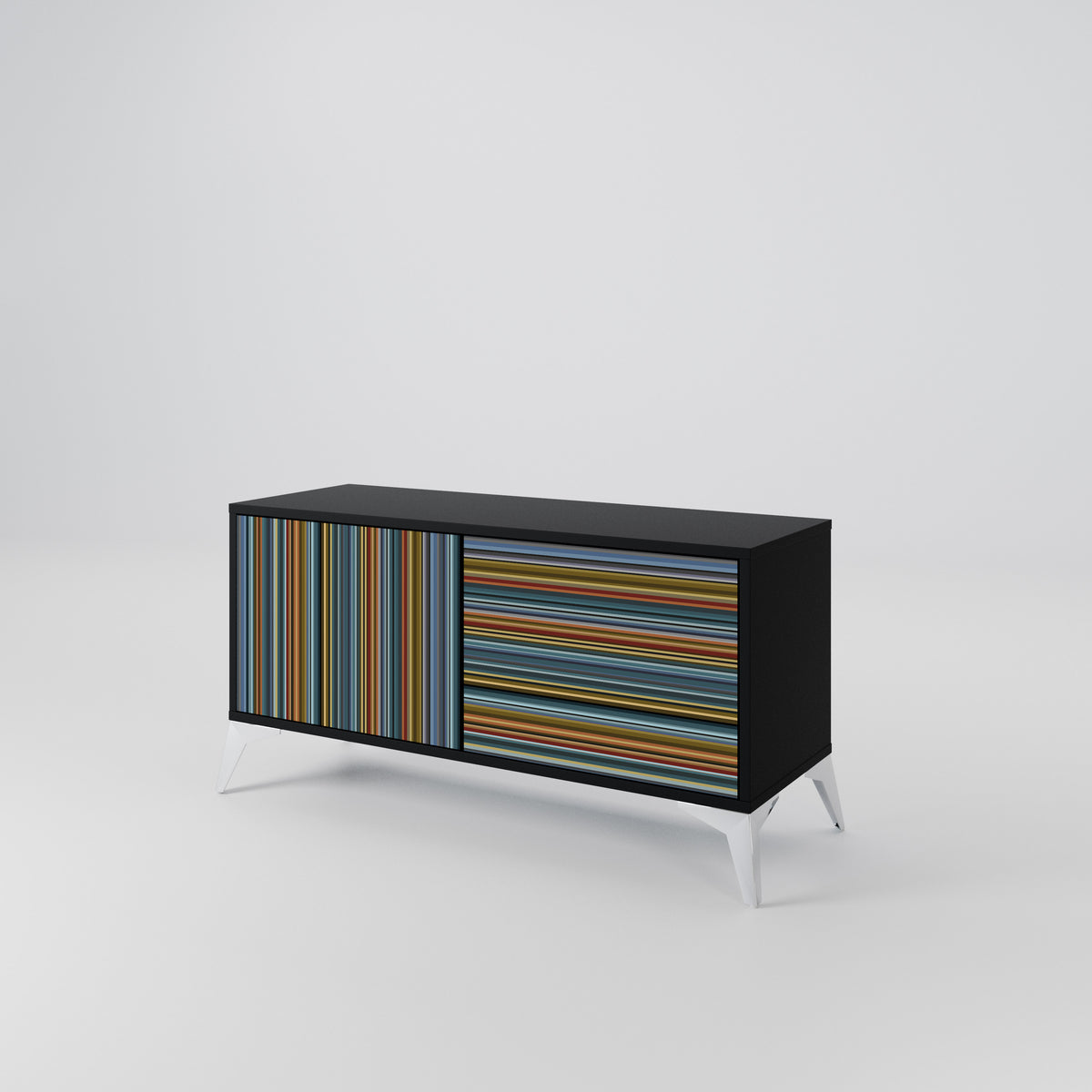 LINEOUT SPECTRUM Mueble de TV Compacto de 2 puertas
