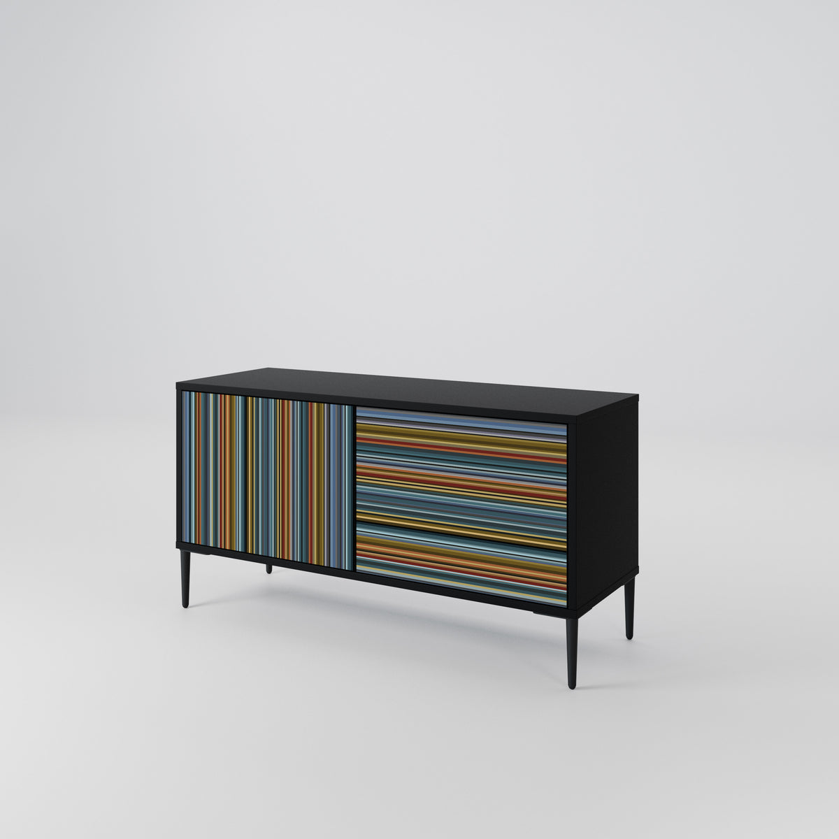 LINEOUT SPECTRUM Mueble de TV Compacto de 2 puertas