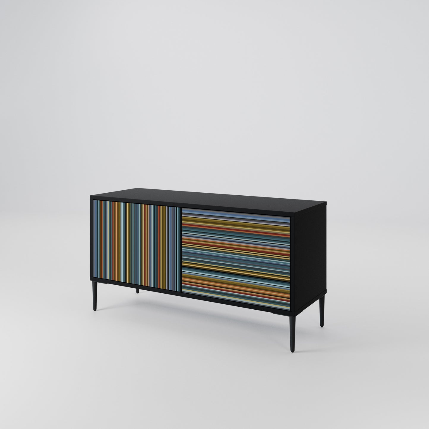LINEOUT SPECTRUM Mueble de TV Compacto de 2 puertas