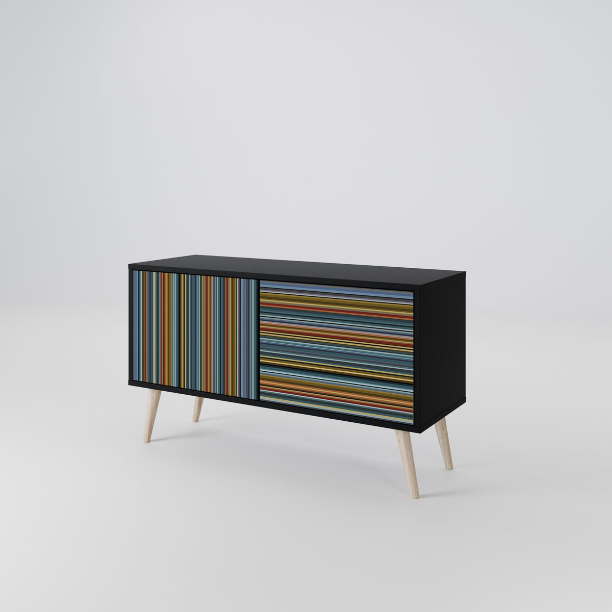 LINEOUT SPECTRUM Mueble de TV Compacto de 2 puertas