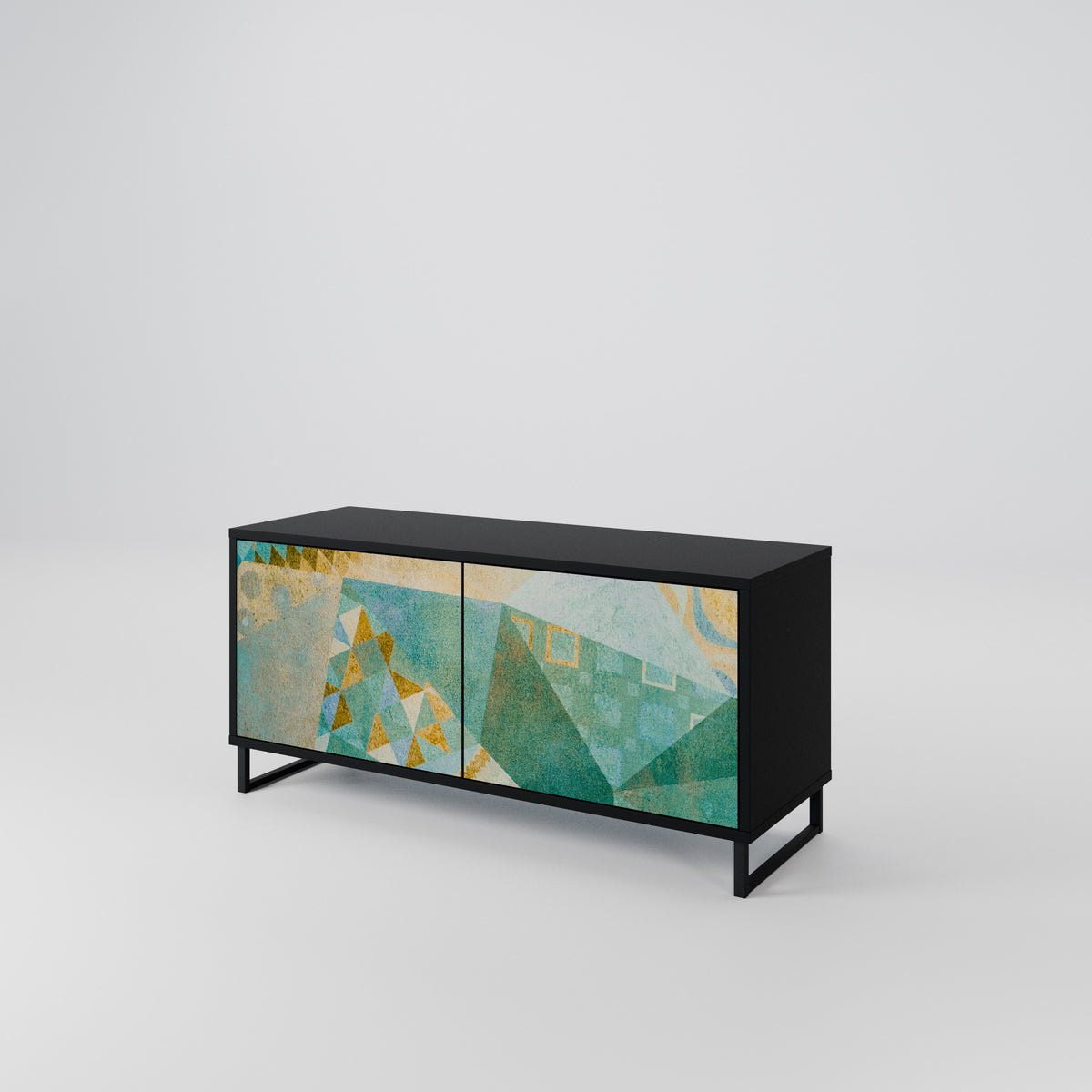 SPECTRUM SPLENDOR Mueble de TV Compacto de 2 puertas