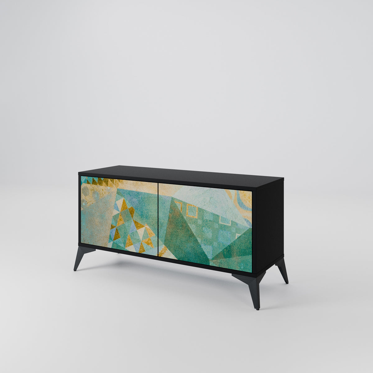 SPECTRUM SPLENDOR Mueble de TV Compacto de 2 puertas