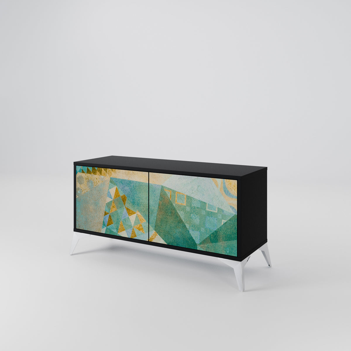 SPECTRUM SPLENDOR Mueble de TV Compacto de 2 puertas