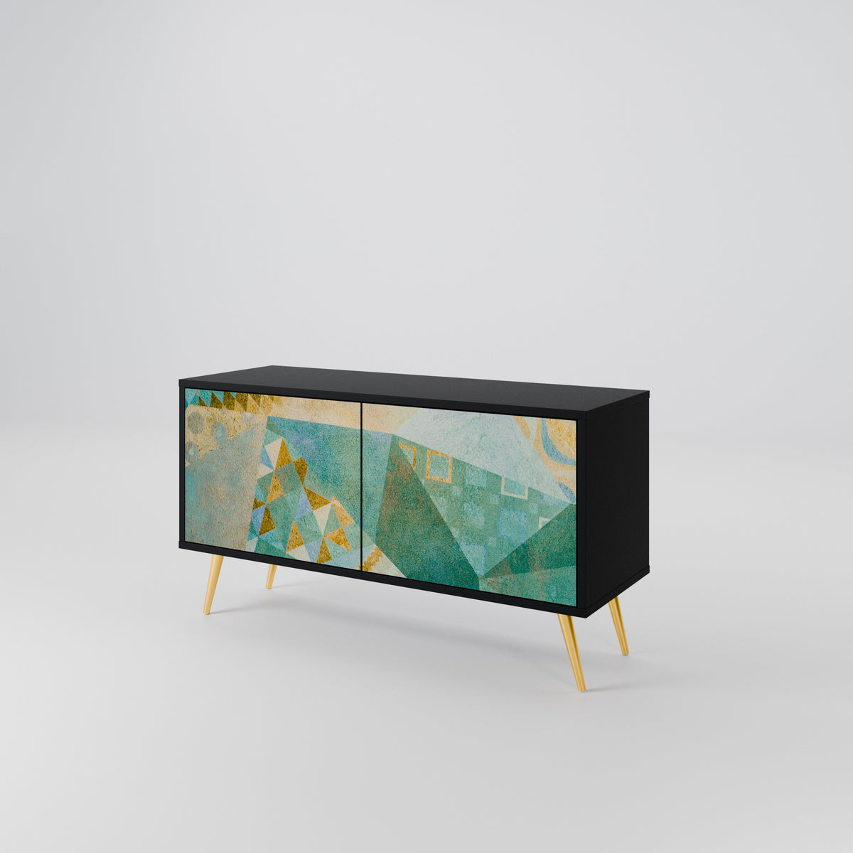 SPECTRUM SPLENDOR Mueble de TV Compacto de 2 puertas