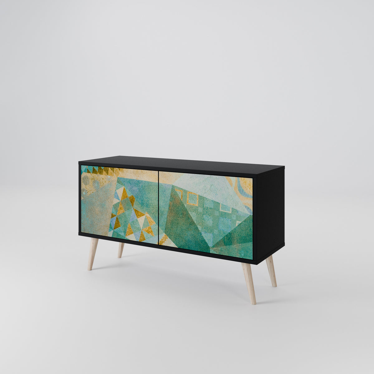 SPECTRUM SPLENDOR Mueble de TV Compacto de 2 puertas