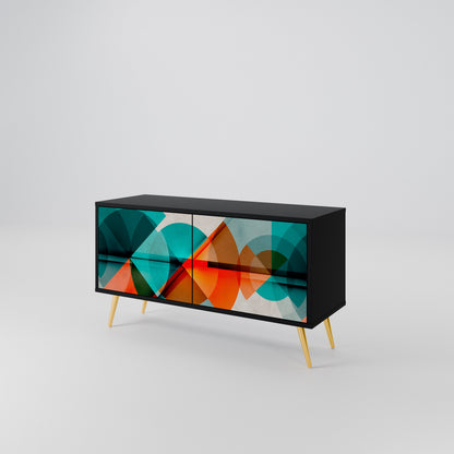 CIRCULAR RHAPSODY Mueble de TV Compacto de 2 puertas