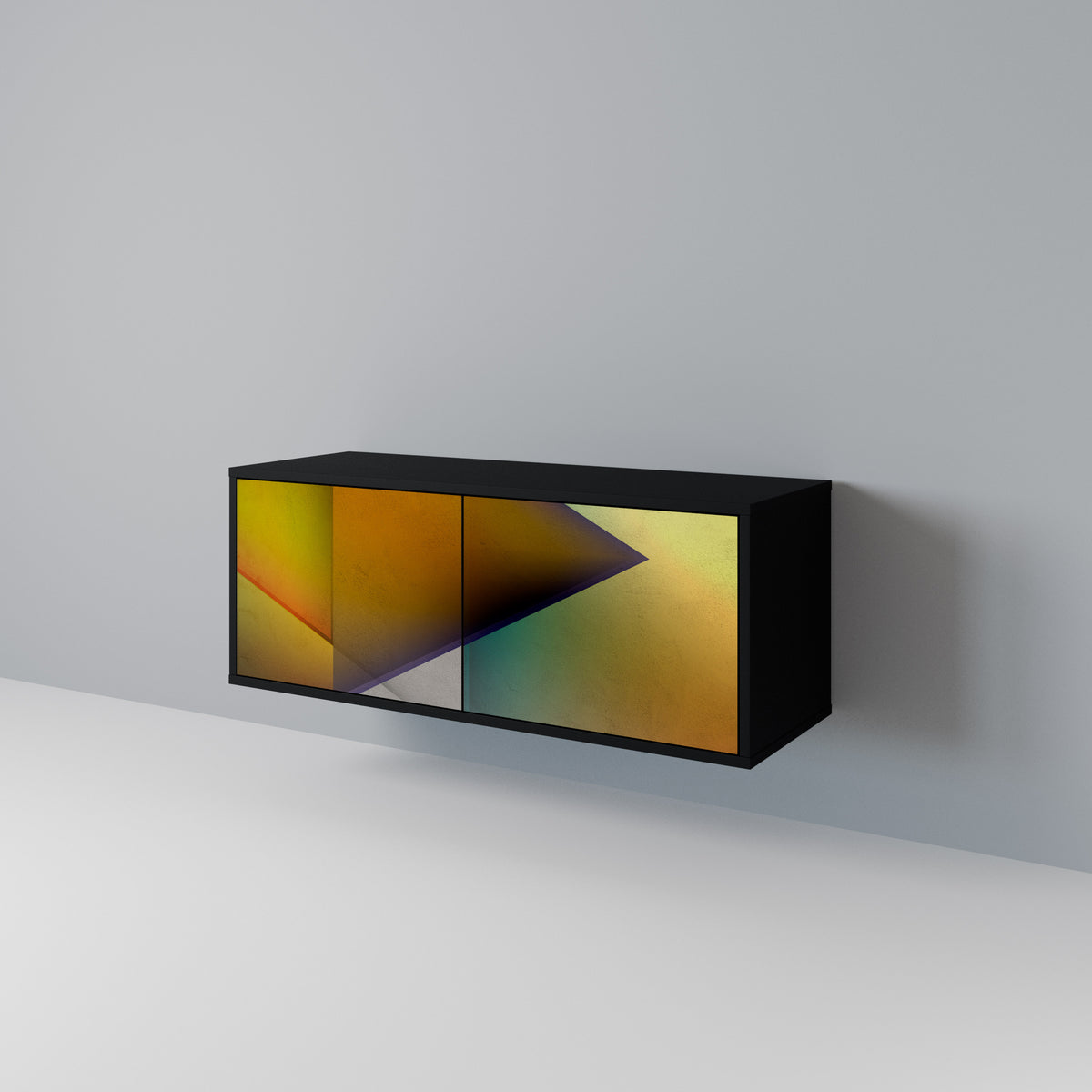 PIERCING SHARPNESS Mueble de TV Compacto de 2 puertas