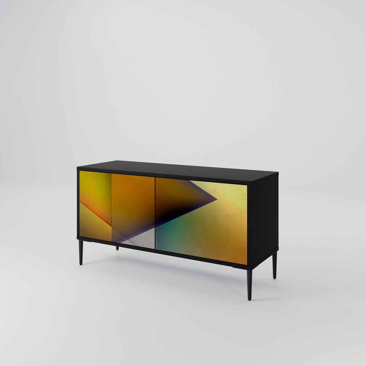 PIERCING SHARPNESS Mueble de TV Compacto de 2 puertas
