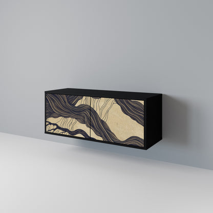 UNIFIED FRAGMENTS Mueble de TV Compacto de 2 puertas