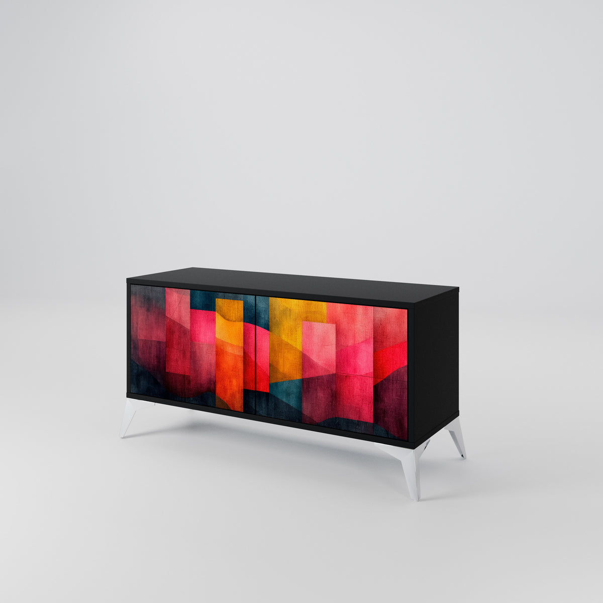 COLORFUL SOUNDS Mueble de TV Compacto de 2 puertas