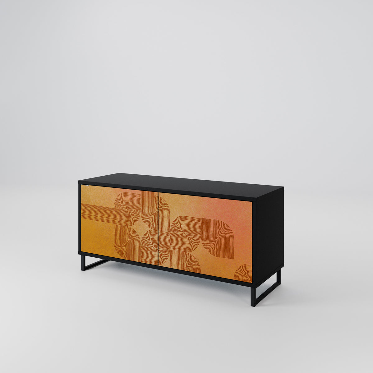 STRENGTHENING RELATION Mueble de TV Compacto de 2 puertas